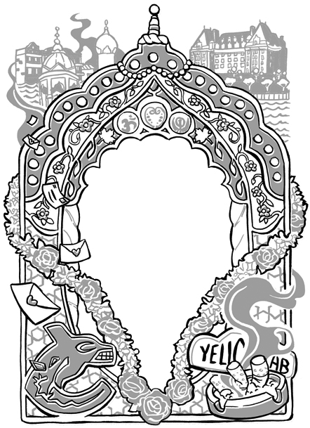 decorative Hindu Canadian frame
